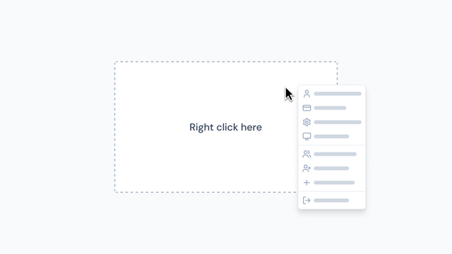 ContextMenu preview